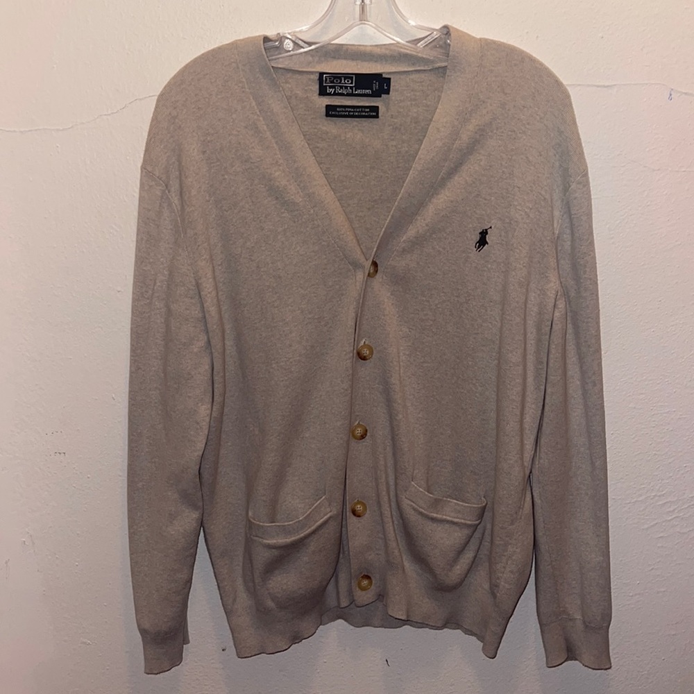 VINTAGE POLO BY RALPH LAUREN CARDIGAN SIZE LARGE